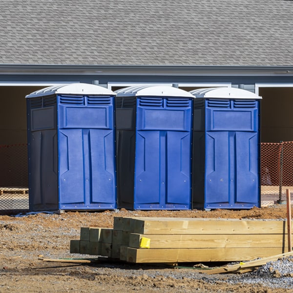 do you offer hand sanitizer dispensers inside the portable toilets in Bellingham